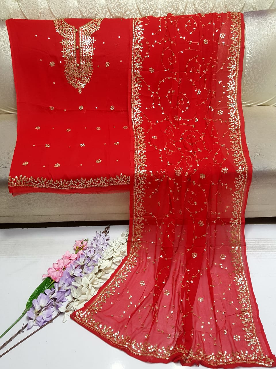 Handmade Press Gota Suits Collection