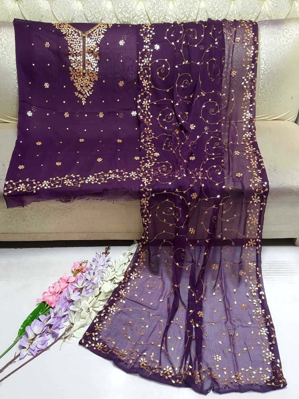 Handmade Press Gota Suits Collection