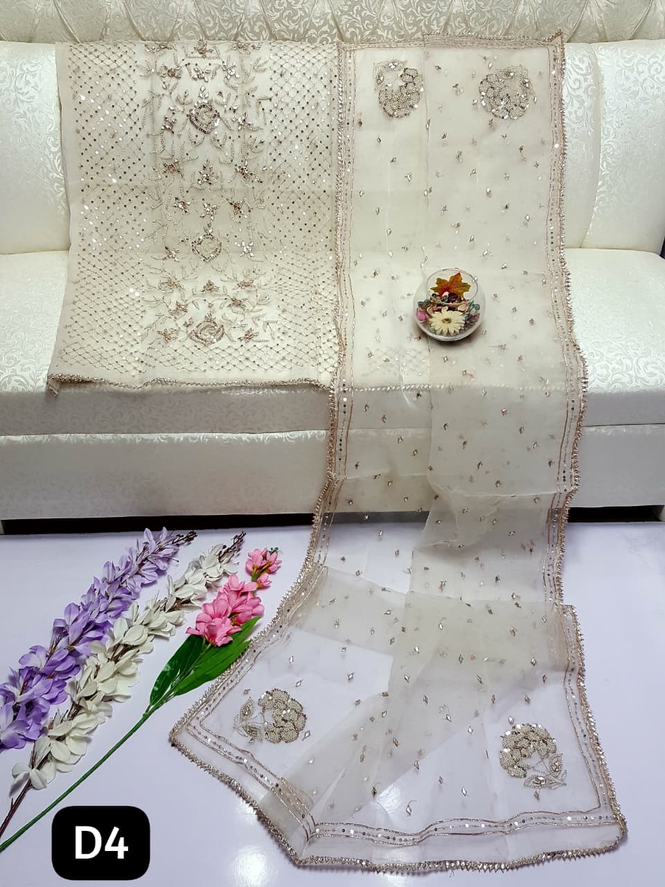 New Arrival of Handmade Press Gota Suits Collection